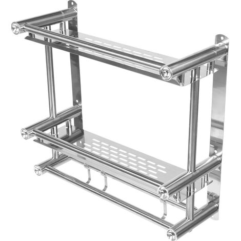 Porte-serviettes double Healeved en acier inoxydable pour la cuisine