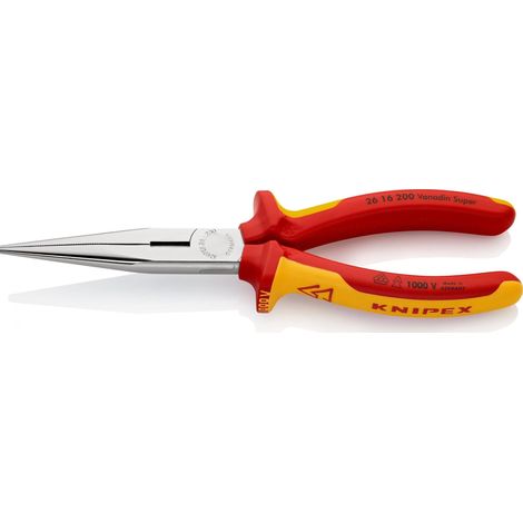 Knipex 26 16 200 Pince coupante isolée chromée 200 mm (1/3)