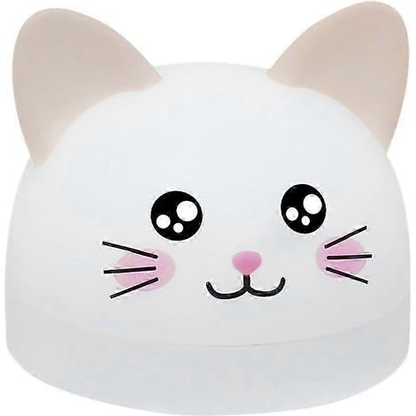 Réveil chat mignon pour enfants avec lampe LED 3 couleurs, fonction snooze, veilleuse rechargeable – le cadeau parfait pour les enfants (1/5)