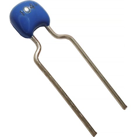 Condensateur céramique monocouche (SLCC), Traversant, 100nF, 50V c.c., diélectrique : X7R