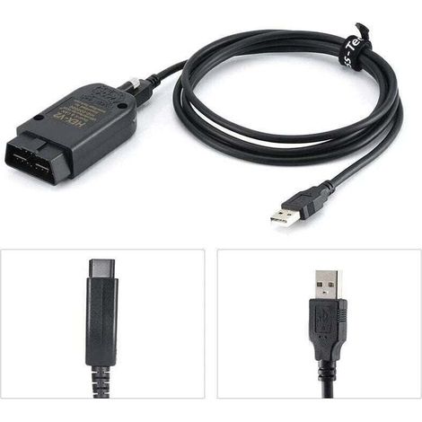 Câble diagnostic USB HEX V2 VCDS COM 25.3 5053 pour VW/Audi/Seat/Skoda avec CAN et support jusqu'à 2017 (1/3)