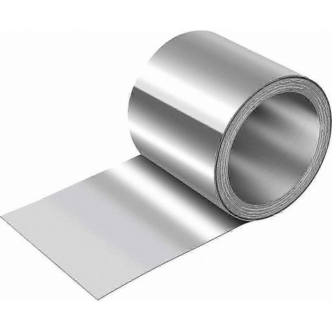 Rouleau de tôle d'aluminium de 0,2 mm, 15,2 cm x 3 m, pour toitures et projets de bricolage (1/5)