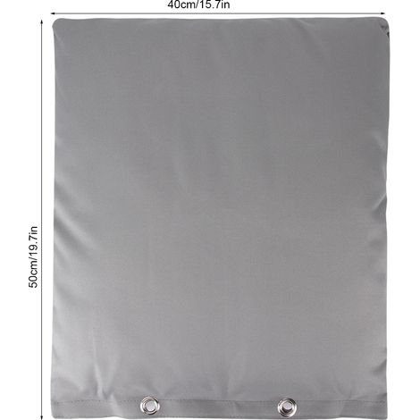 Protection hivernale extérieure pour tuyaux, couvercle antigel pour robinet d'eau, pochette isolante étanche pour tuyaux (gris) (1/5)