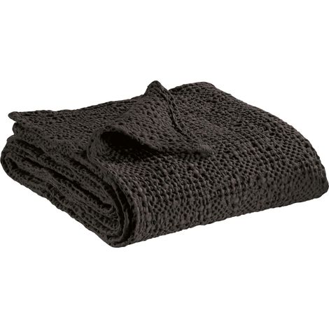 Copripiumino Tana in cotone 100% - Grigio antracite - 280 x 260 cm