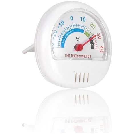 Mini réfrigérateur congélateur thermomètre grand thermomètre à cadran mécanique(blanc) (1/5)