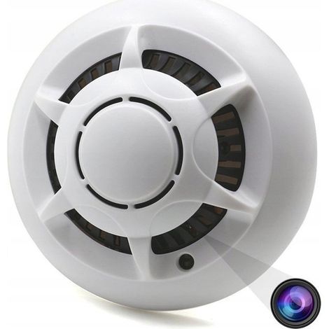 RILEVATORE DI FUMO TELECAMERA SPIA FULLHD NASCOSTA WIFI