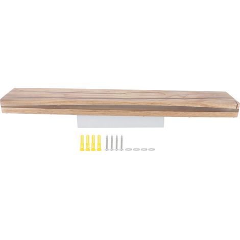 Jeffergarden Applique murale LED en bois, lampe frontale rotative pour miroir, chambre à coucher, chevet, 7W, 110-265V (1/5)