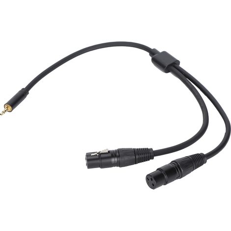 Câble adaptateur en Y JORINDO double XLR femelle vers jack mâle 3,5 mm (1/8 po) (1/5)