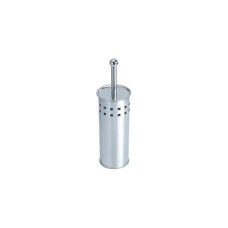 PORTASCOPINO WC VENTO IN ACCIAIO INOX- - ø mm.102x375h. - 2 pezzi AGLAIA