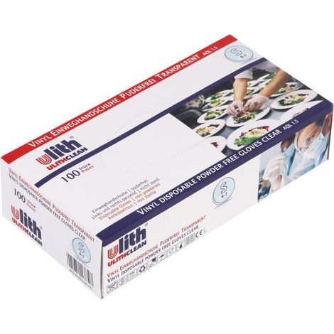 Ulith 816.730 (ODER 816.830) Ulith Einweghandschuhe Vinyl S (1/5)