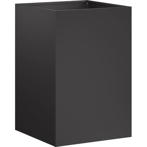 Macetero de Jardín Negro 40 x 40 x 60 cm Acero laminado en frío vidaXL (1/5)