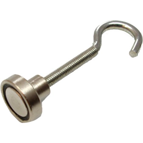 Häkchen Magnet Neodym Im32 Nickel 20 x 14 mm