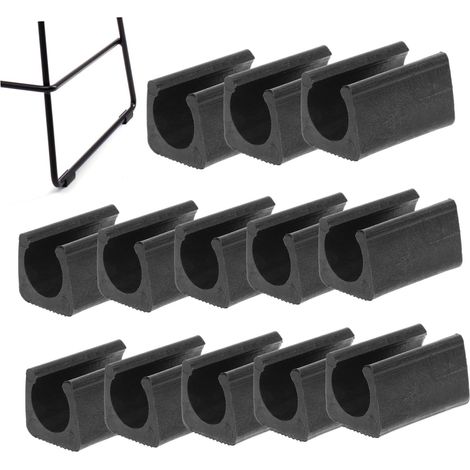 Lot de 40 protège-pieds de chaises rectangulaires antidérapants (1/5)