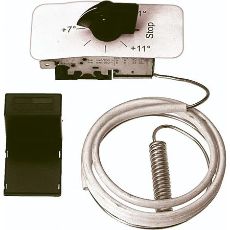 Termostato, Regolatore di temperatura con sensore per dry cooler, da +1°C a +11°C