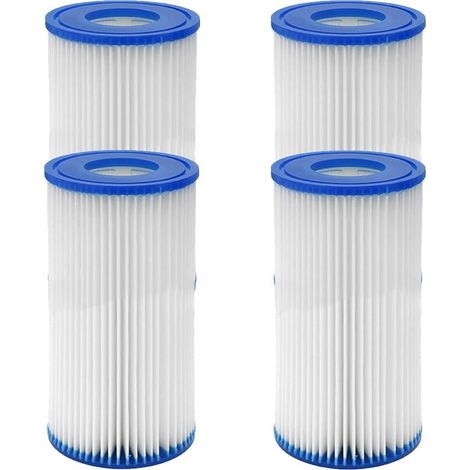 AIDUCHO Poolfilterkartusche für Typ A oder C für Intex Aufstellpools 29000E/59900E, 4 Stück (1/5)