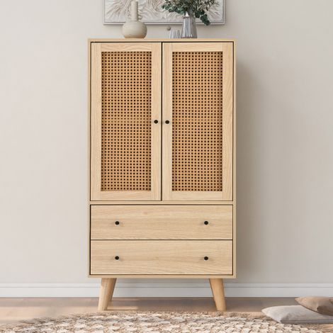 Credenza, Cassettiera, Mobile indipendente, Buffet contenitore, Tavolino TV con ante e cassetti, Buffet con ampio spazio contenitore, Larghezza 120x40x60 cm, Sala da pranzo, Soggiorno