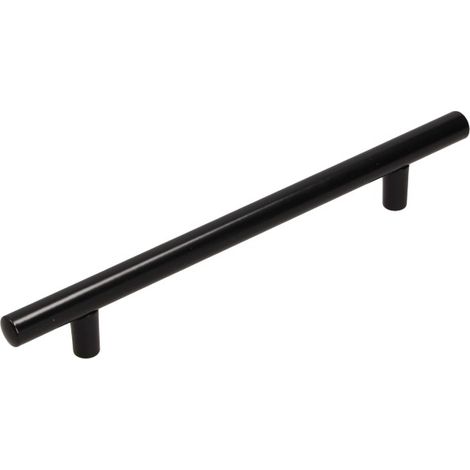 Barandilla RE10, negro mate, 160 mm (1/4)