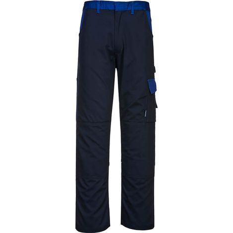 Pantalon de travail Multipoches Portwest Texo Munich Noir Poches Bleues 3XL (1/2)