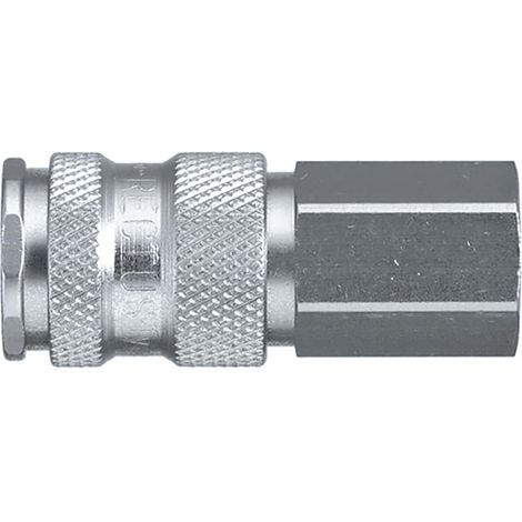 Raccord rapide pneumatique Legris, Filetage femelle vers Femelle 1/2 in Female 23mm 1/2pouces Européen, Profil rectus ( Prix pour 1 )