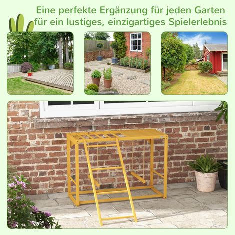 Pergola à poules avec balançoires et échelle, pour 3-4 poulets, structure d'escalade en bois (1/5)