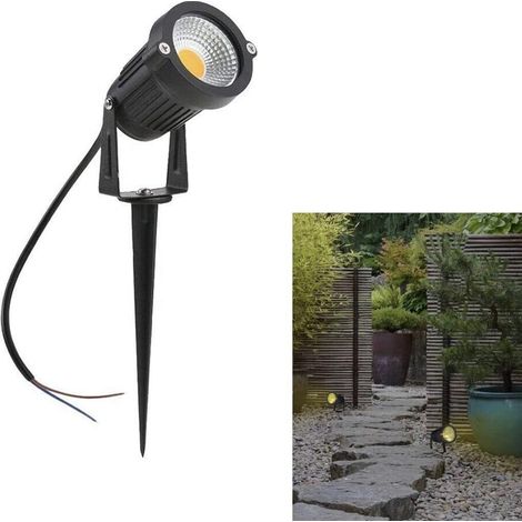 Faretto Led 5 W Proiettore Luce Calda Picchetto Da Terra Esterno Ed06-nc (1/4)