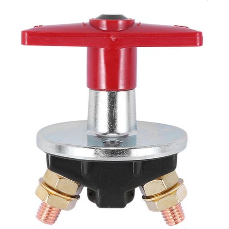 Interrupteur coupe-circuit à clé fixe 1500 A pour batterie 12 V/24 V, robuste (1/5)