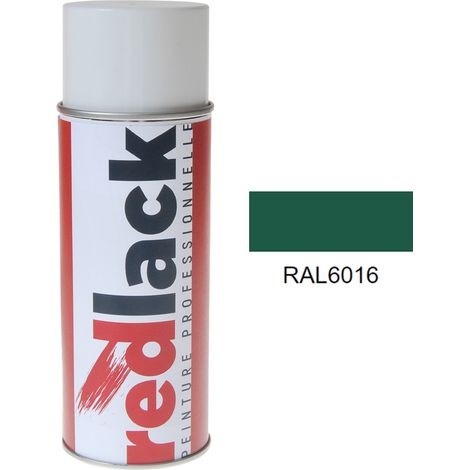 Aérosol de peinture – RAL 6016 Vert turquoise – Brillant – multisupport – Redlack