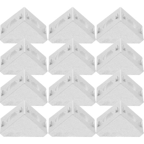 Kit de 20 équerres à angle droit pour profilés en aluminium (1/5)