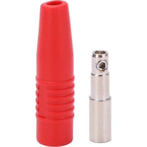 Connecteurs banane femelle 4mm en cuivre pur nickelé pour accessoires de test électronique (1/5)