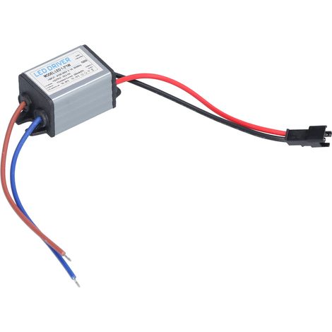 Alimentation LED AC85-265V vers DC3-12V 300mA, transformateur d'éclairage, protection IP65, boîtier en aluminium (1/5)