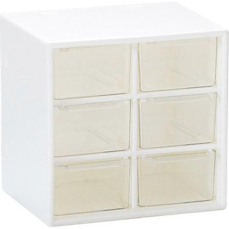 Bacs de rangement de bureau, caisson à tiroirs de bureau, boîte à tiroirs multi-niveaux, coffret à fournitures de bureau (1/5)