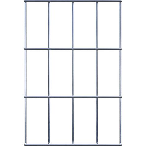 Grille de Gabion à l’unité - Dimensions: 20 cm x 30 cm - mailles de 5 x 10 cm - Made in Germany