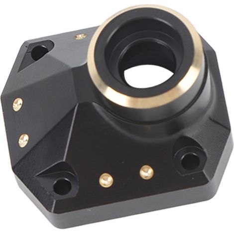 2 Pièces Couvertures Différentiel en Laiton pour Pont Avant/Arrière - Compatible Axial Capra 1/10 - Renfort Châssis RC