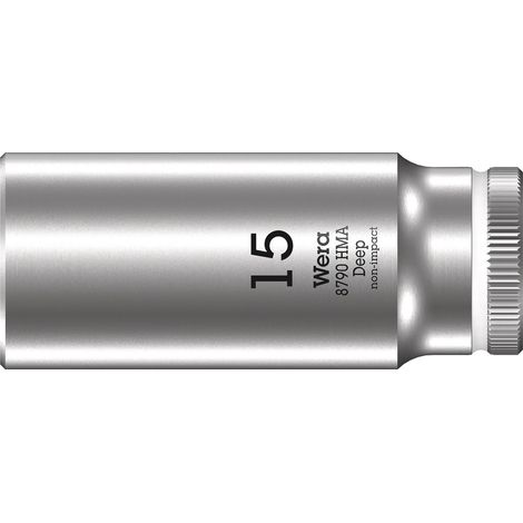 Wera 8790 HMA Deep Steckschlüsseleinsatz mit 1/4"-Antrieb, 15 x 50 mm (1/5)