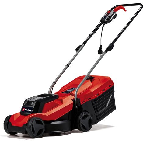 Einhell tosaerba elettrico GC-EM 1000/32 (1.000 W, larghezza di taglio 32 cm, fino a 300 m², cesto raccoglierba da 30 l, altezza di taglio 30-70 mm, manubrio pieghevole) (1/5)