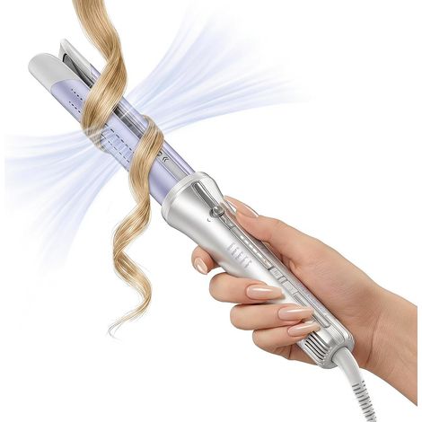 25mm Automatic One Touch Curling Iron with Fresh Air - Long Lasting Curls for Bounce or Wavy Styles, Low Risk of Burning, Fast Heats for Medium to Long Hair (25mm) (1/5)