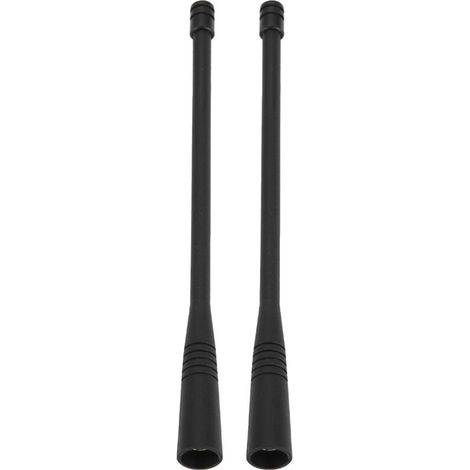 Antena para walkie-talkie, 2 antenas portátiles UHF de 400-470 MHz para VX-160/VX-180-Crezuo