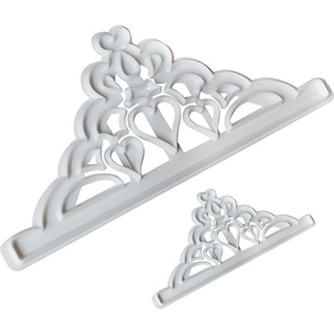 2PCS Emporte-pièces Couronne pour Biscuits, Moule à Gâteaux et Pâte à Sucre, Outils de Cuisine pour Pâtisserie et Décoration (1/5)