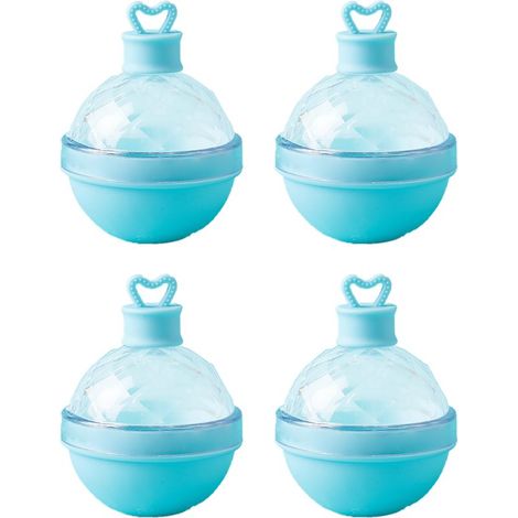 Kugelförmige Eisform - Für Whisky und Cocktails - 2,5 cm Durchmesser - Flexibles Silikon - 6 Stück (1/5)