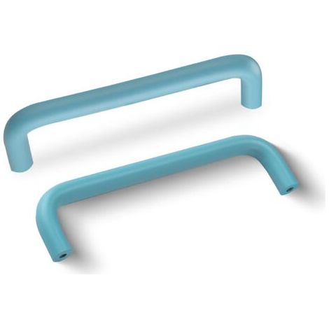 QORVA-4 Pièces Poignée de Meuble en Aluminium 96mm Poignees de Portes pour Placards avec Vis Boutons Tiroir pour Armoire Cuisine,Bleu (1/5)