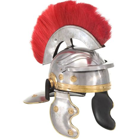 Teenpull – Römischer Soldaten-Helm Antik Replik für LARP Silbern Stahl (1/5)
