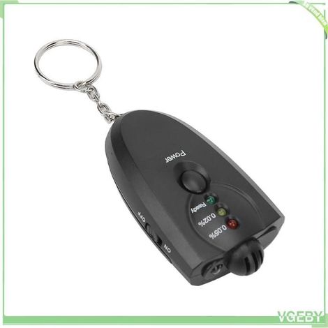 Fafeicy testeur d'alcool portable Testeur D'alcool Design Backlight Ménage Portable ABS Compact Batterie Alime OBF parfum anti-age (1/5)