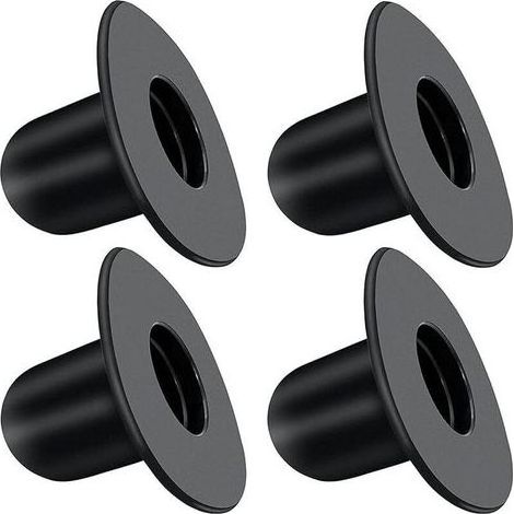 Lot de 4 bouchons de filtre de piscine de rechange pratiques et durables compatibles avec Intex et Bestway (noir) (1/5)