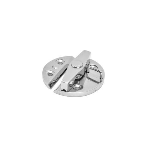 Charnière Ronde pour Trappe d'armoire de Bateau, Robuste, en Acier Inoxydable 316 de qualité Marine, Demi-cercle de 58 Mm de Diamètre pour Navires, avec 4 Vis, Utilisée pour les Couvercles