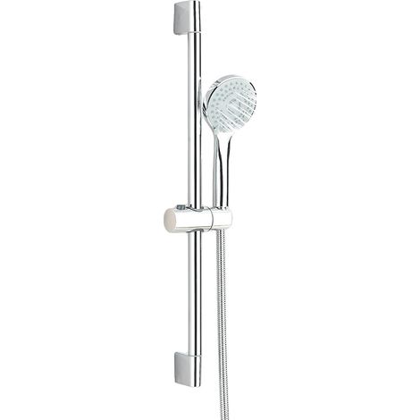 Grifo termostático para ducha, control termostático automático, diseño contemporáneo, cromado. (1/2)