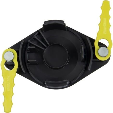 RAC155 + RAC158 Double tête de lame dentelée, compatible avec les Ryobi Coupe Bordure sans Fil, 2 Pcs lames
