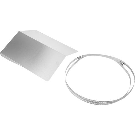 Cache de Protection pour Caméra de Sécurité en Acier Inoxydable Argenté, Étanche et Anti-éblouissement, pour Entrées et Parkings (1/5)