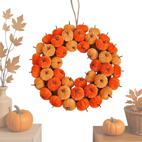 Couronne d'automne Couronnes d'automne Réalistes pour Porte (1/5)