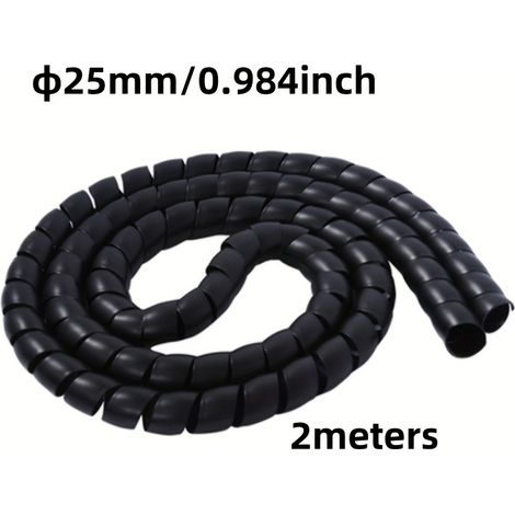1 pièce de gaine de protection pour tuyau en caoutchouc haute pression de 2 mètres de long et 25 mm de diamètre, 蠁25 mm 2 m (1/5)