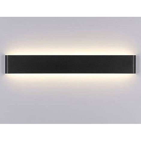 Aplique De Pared LED Nórdico "SILEA" 19W 1800 Lumens - Negro